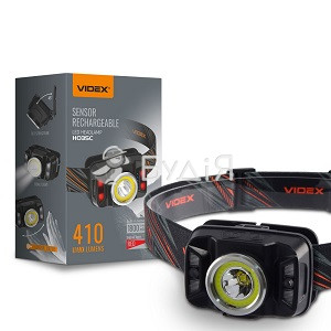 Налобный светодиодный фонарик аккум VIDEX VLF-HO35C 410Lm 5000К (26571)
