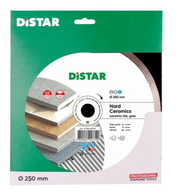 Круг алмазний вiдрiзний Distar Hard ceramics Advanсed 250*25,4 1A1R (11120349019)