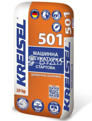 Штукатурка цементно-известковая Kreisel 501 машинная (25 кг)