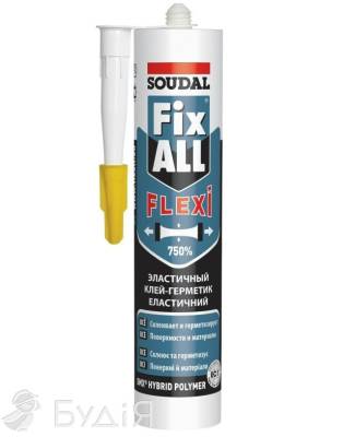Клей-герметик SOUDAL FIX ALL Flexi (серый) 290 мл.