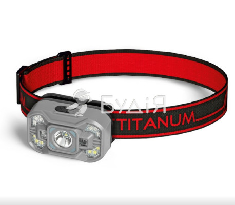 Налобний світлодіодний ліхтарик акум TITANUM TLF-H08 110Lm 8500/7700K 28659