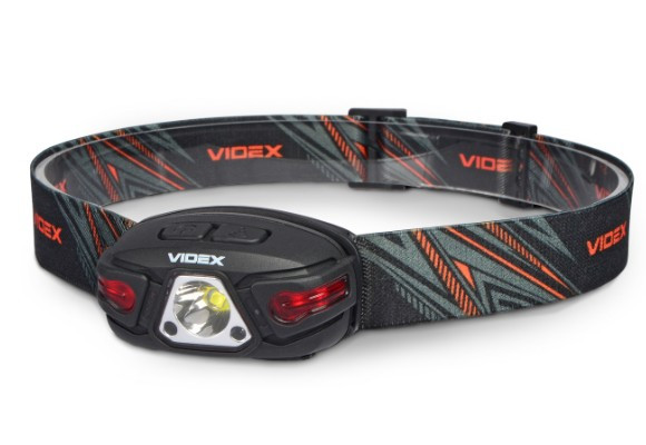Налобный светодиодный фонарик аккум VIDEX VLF-H015 330Lm 5000K  26563 