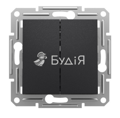 Выключатель 2-й внутр. Schneider Asfora (антрацит) EPH0300171