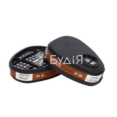 Фільтр змінний для респіратора Trident701 A1 для захисту від органичнихпарів та газів( комплект - 2шт)