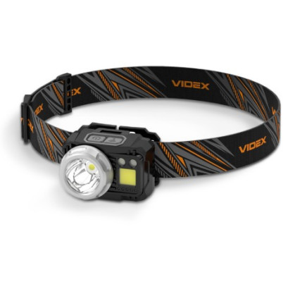 Налобный светодиодный фонарик аккум VIDEX VLF-H075C 500Lm 5000K 27298