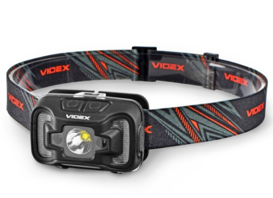 Налобный светодиодный фонарик аккум VIDEX VLF-H025C 310Lm 5000K  26572