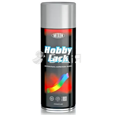 Фарба аерозольна, 400мл (сіра) 108 Mixon Hobby Lack