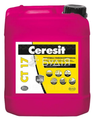 Ґрунтівка  (Ceresit) ЦЕРЕЗІТ СТ 17(5л)