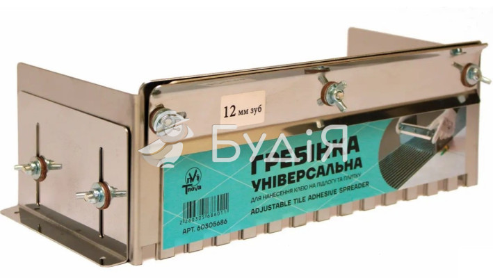 Гребенка для клея 12мм (нерж)