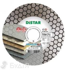 Круг алмазный отрезной Distar Edge Dry 125x1,6x25x22,23 1A1R 125 (11115537010)