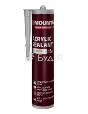 Герметик MOUNTER акріловий (білий) 280 мл.