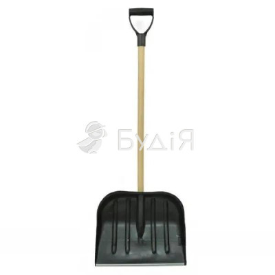 Лопата для снега MAAN Standard 470мм черная (3699)