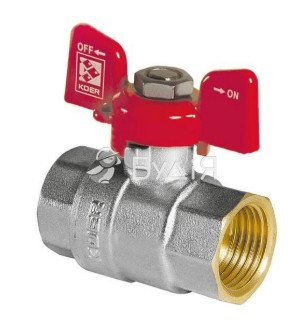 Кран шаровый KOER KR.217 (1/2'') ВВ  бабочка KR0030