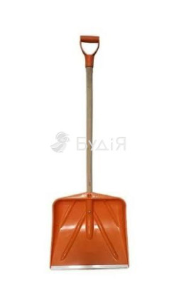 Лопата для снега MAAN Strong 430мм красная/оранж. (5651)