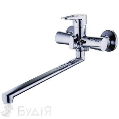Смеситель для ванной G-LAUF  с европереключателем, кер/карт ф 35, NUD7-A045 (032047)