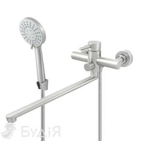 Смеситель для ванной VENTA VS302DS (нержавеющая сталь) (086455)