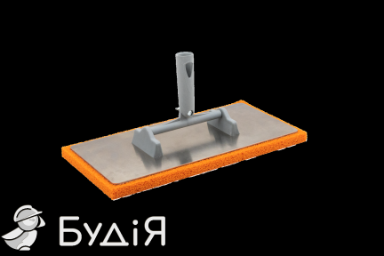 Тертка алюм. шарнірна з гідрогумовою губкою KUBALA 200х400мм (0333)