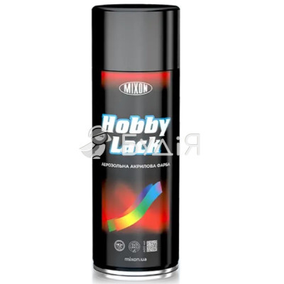Фарба аерозольна, 400мл,   (чорний глянець)  55 Mixon Hobby Lack