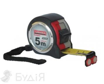 Рулетка HAISSER Compact магнiт. 5мx25мм 