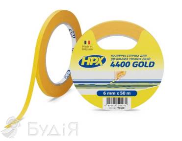 Лента малярная HPX4400 100С 6мм х 50м FP0650