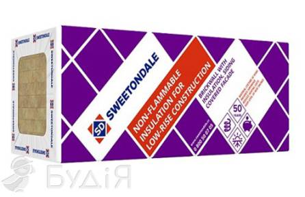 Базальтовая Вата Thermowool Block Standard пл.45 (1200х600х50 мм) 8,64 кв.м. (12 пл.) (16шт/пл) 