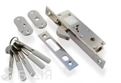 Засов врезной  APECS 72-K-CR  хром 104х34 мм крюк