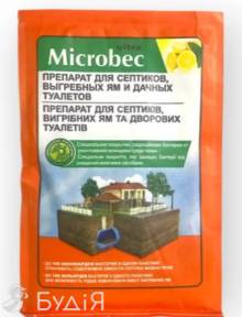 Засіб для септиків, Мікробек 25гр