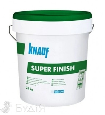 Шпатлевка KNAUF (КНАУФ) Sheetrock Super Finish (Супер Финиш) 28кг