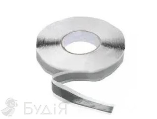 Стрічка бутилкаучукова Alenor К2 сіра 1/15мм, 25м