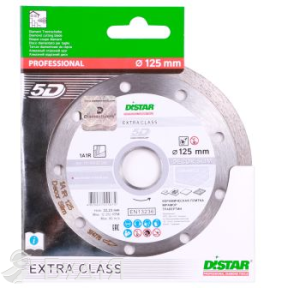 Алмазний диск DISTAR 125x1.2/1.0x8x22.23 (Decor Slim 1A1R)