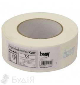 Стрічка KNAUF (Кнауф) паперова для швів КУРТ 25м 50мм