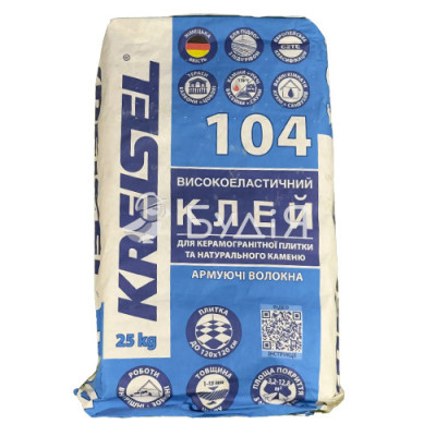 Клей для плитки  Крайзель (Kreisel)-104 С2TE (25кг) (54шт)