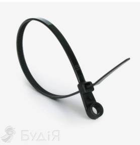 Хомут пластиковий з кільц 4,2х300 черн (100 шт)