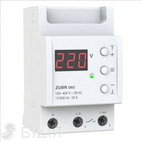 Реле напряжения ZUBR D63