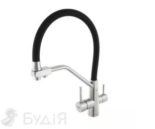 Смеситель для кухни VENTA BK823AB (нержавеющая сталь)