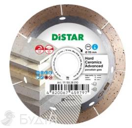 Круг алмазный отрезной Distar Hard ceramics Advanced 115x1,6/1,2x10x22,23 1A1R (11115528010)  