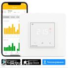 Терморегулятор terneo sx, білий, сенсорний, Wi-Fi