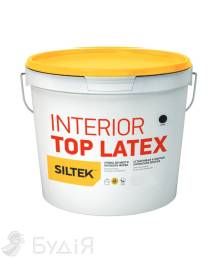 Краска интерьер Siltek Interior Top Latex стойкая к мытью База А (0,9 л)