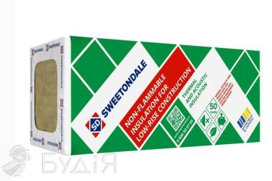 Базальтовая Вата Ultrawool Brick (Standard) пл.45 (1200х600х50 мм) 5.76 кв.м.(8 пл.) (24шт) 