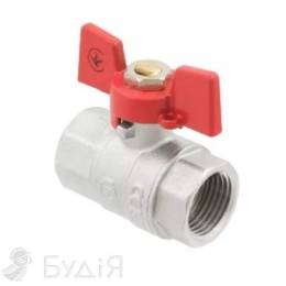 Кран кульовий Polmark  DN15 (1/2'') ВВ метелик PSV-01 (098463)