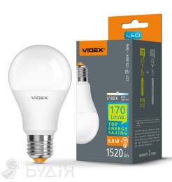 Лампа лед. VIDEX A60е 8.8W E27 4100K 220V