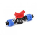 Кран шаровой проходной для капельной ленты 16 мм Presto-PS (LV-0117)