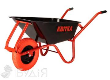 Тачка строит.1-колесн. КВІТКА PRO Formula 1 ПК8PR 4x8  (100л, 180кг) 