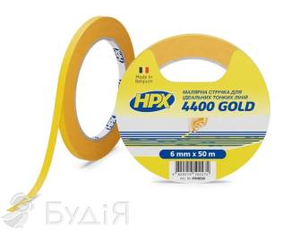 Лента малярная HPX4400 100С 6мм х 50м FP0650