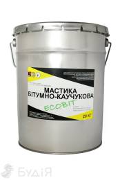 Мастика ЕКОБІТ битумно-каучуковая 20 кг