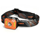 Налобный светодиодный фонарик аккум VIDEX VLF-H085-OR 400Lm 5000K  27529