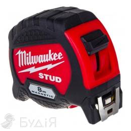 Рулетка магнітна Milwaukee STUD, 5 м (4932471626)