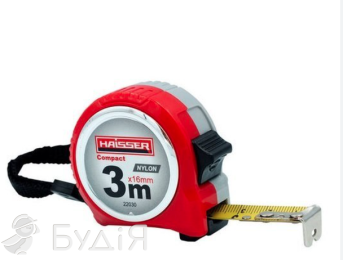 Рулетка HAISSER Compact автостоп 3х19мм (22035)