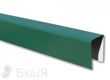 Планка П-обр 2м зелена