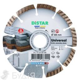 Круг алмазный отрезной Distar Universal 1A1RSS/C3 125x1,8/1,2x8x22,23-10-HIT (11143158038)  
